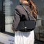 Diana Gold-Tone Bucket Leather Satchel bags WAAMII Black  