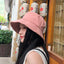 Double-side-wear Fisherman Cap Packable Sun Hat Accessories WAAMII watermelon (brim 8cm)  