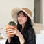 Double-side-wear Fisherman Cap Packable Sun Hat Accessories WAAMII khaki+beige(brim 10cm)  