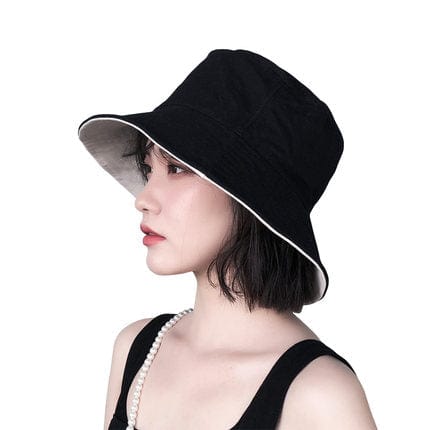 Double-side-wear Fisherman Cap Packable Sun Hat Accessories WAAMII   