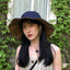 Double-side-wear Fisherman Cap Packable Sun Hat Accessories WAAMII dark blue+khaki(brim 10cm)  