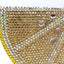 Double Sided Full Crystal Metallic Lemon Orange Fruit Clutch Evening Purse bags WAAMII   