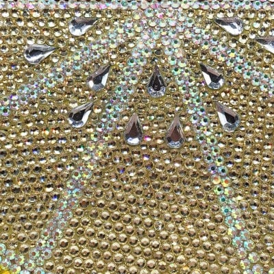 Double Sided Full Crystal Metallic Lemon Orange Fruit Clutch Evening Purse bags WAAMII   