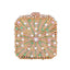 Double Sided Hollow Out Full Crystal Mini Box Clutch Evening Purse