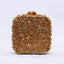 Double Sided Hollow Out Full Crystal Mini Box Clutch Evening Purse bags WAAMII   