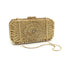 Double Sided Hollow Out Full Crystal Mini Box Clutch Evening Purse bags WAAMII   