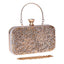 Elegant Crystal Hollow Out Metal Clutch Bag Ladies Purse