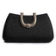 Elegant Diamond Clasp Glittery Clutch Purse bags WAAMII   