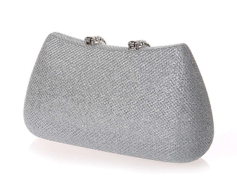 Women Clutch Handbag Evening Shoulder Bag Glitter Wedding Party purse Silver  | eBay