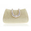 Elegant Diamond Clasp Glittery Clutch Purse bags WAAMII gold  