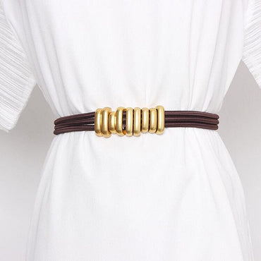 Elegant Patchwork Asymmetrical Women Belt - - Luxury Accessories by WAAMII
