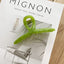 Elegant Solid Color Hair Clip Hairpins Hair Crab Accessories WAAMII   