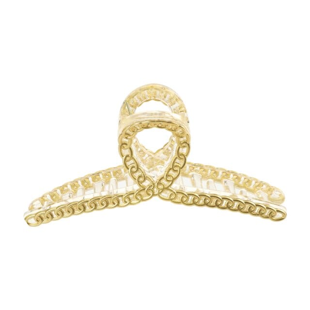 Elegant Solid Color Hair Clip Hairpins Hair Crab Accessories WAAMII 0353-G  