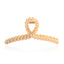 Elegant Solid Color Hair Clip Hairpins Hair Crab Accessories WAAMII F  