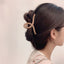 Elegant Solid Color Hair Clip Hairpins Hair Crab Accessories WAAMII   