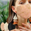 Bestickte Gesichtsmaske aus Spitze-M11