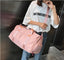 Essentials Dry Wet Separation Weekender Bag Gym Duffle Bag With Shoe Compartment-Pink,Black - Pink - Luxury bags by WAAMII