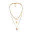 Fashion Punk Multilayer Link Chain Pendant Long Necklace