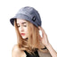 Fashion Women Cotton Sun Hat Outdoor Packable Beach Hat Casual Visor Caps Accessories WAAMII Dark Grey  