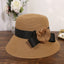 Floral Embroidered Natural Straw Hats Summer Caps Beach Hat-WCM004 Accessories WAAMII Khaki  
