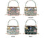 Floral Hollow Out Metallic Cage Clutch bags WAAMII   