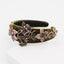 Flower Embrodery Jeweled Headband WH956 Accessories WAAMII   
