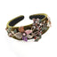 Flower Embrodery Jeweled Headband WH956 Accessories WAAMII 1  