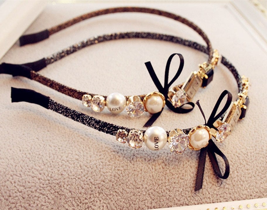 Flower Rhinestone Hair Hoop Boho Headbands Jeweled Headband For Girls Women Accessories WAAMII   