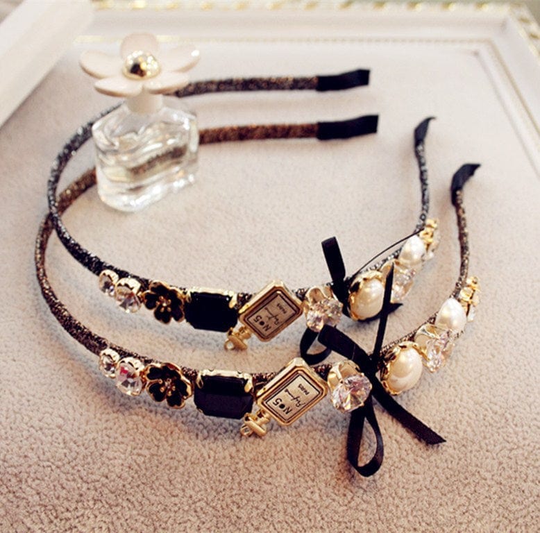 Flower Rhinestone Hair Hoop Boho Headbands Jeweled Headband For Girls Women Accessories WAAMII   