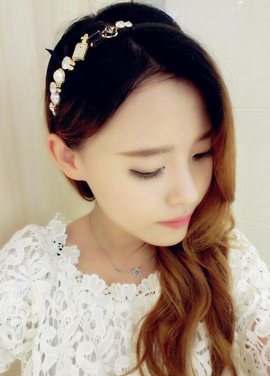Flower Rhinestone Hair Hoop Boho Headbands Jeweled Headband For Girls Women Accessories WAAMII   