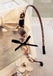 Flower Rhinestone Hair Hoop Boho Headbands Jeweled Headband For Girls Women Accessories WAAMII Golden  