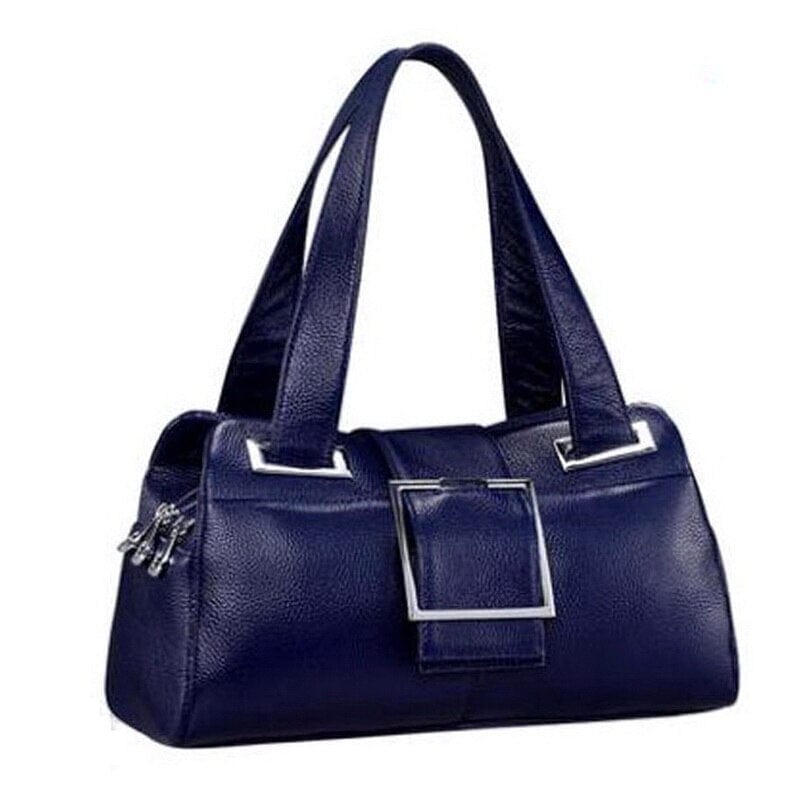 Genuine Leather Boston Satchel WLHB1992 bags WAAMII Blue  