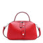 Genuine Leather Chic Pillow Crossbody Bag bags WAAMII Red  