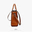Genuine Leather Oil Wax Leather Square Tote bags WAAMII   