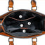 Genuine Leather Oil Wax Leather Square Tote bags WAAMII   