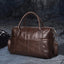 Genuine Leather Quilted Boston Satchel bags WAAMII   