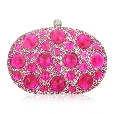 Giant Light Rhinestones Peafowl Clutch - - Luxury bags by WAAMII