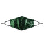 Glitter Sparkle Pattern Fashion Masks For Women-S77 Horizontal sequins-Multiple Colors Accessories WAAMII Green  