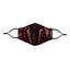 Glitter Sparkle Pattern Fashion Masks For Women-S77 Horizontal sequins-Multiple Colors Accessories WAAMII Wine  