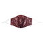 Glitter Sparkle Pattern Fashion Masks For Women-S89-Multiple Colors Accessories WAAMII Red Wine For Kids 