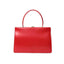 Gold Clip Buckle Top Genuine Leather Tote Lady Business Bag