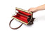 Gold Clip Buckle Top Genuine Leather Tote Lady Business Bag bags WAAMII   
