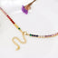 Gold Plated Rainbow AAA Cubic Zirconia Tennis Chain Necklace Choker Jewelry WAAMII   