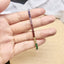 Gold Plated Rainbow AAA Cubic Zirconia Tennis Chain Necklace Choker Jewelry WAAMII Type A Bracelet(Platinum)  