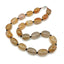 Hand-made Gradient Natural Stone Birthstone Necklaces Mottled Beads Size 9x12 mm to 16x24mm Jewelry WAAMII   