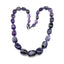 Hand-made Gradient Natural Stone Birthstone Necklaces Mottled Beads Size 9x12 mm to 16x24mm Jewelry WAAMII amethyst stone  