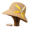 Handmade Packable Silk Floral Straw Hats Summer Caps Beach Hat-WCM011 Accessories WAAMII   