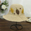 Handmade Silk Floral Embroidered Woven Straw Hat-WCM072 Accessories WAAMII Beige  