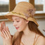 Handmade Silk Flower-Embellished Summer Hat For Women Straw Hat-WCM026 Accessories WAAMII   