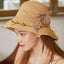 Handmade Silk Flower-Embellished Summer Hat For Women Straw Hat-WCM026 Accessories WAAMII   